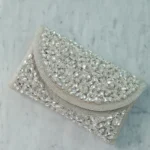 Sparkling Silver Evening Clutch