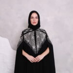 The black Queen Abaya